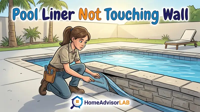 Pool Liner Not Touching Wall