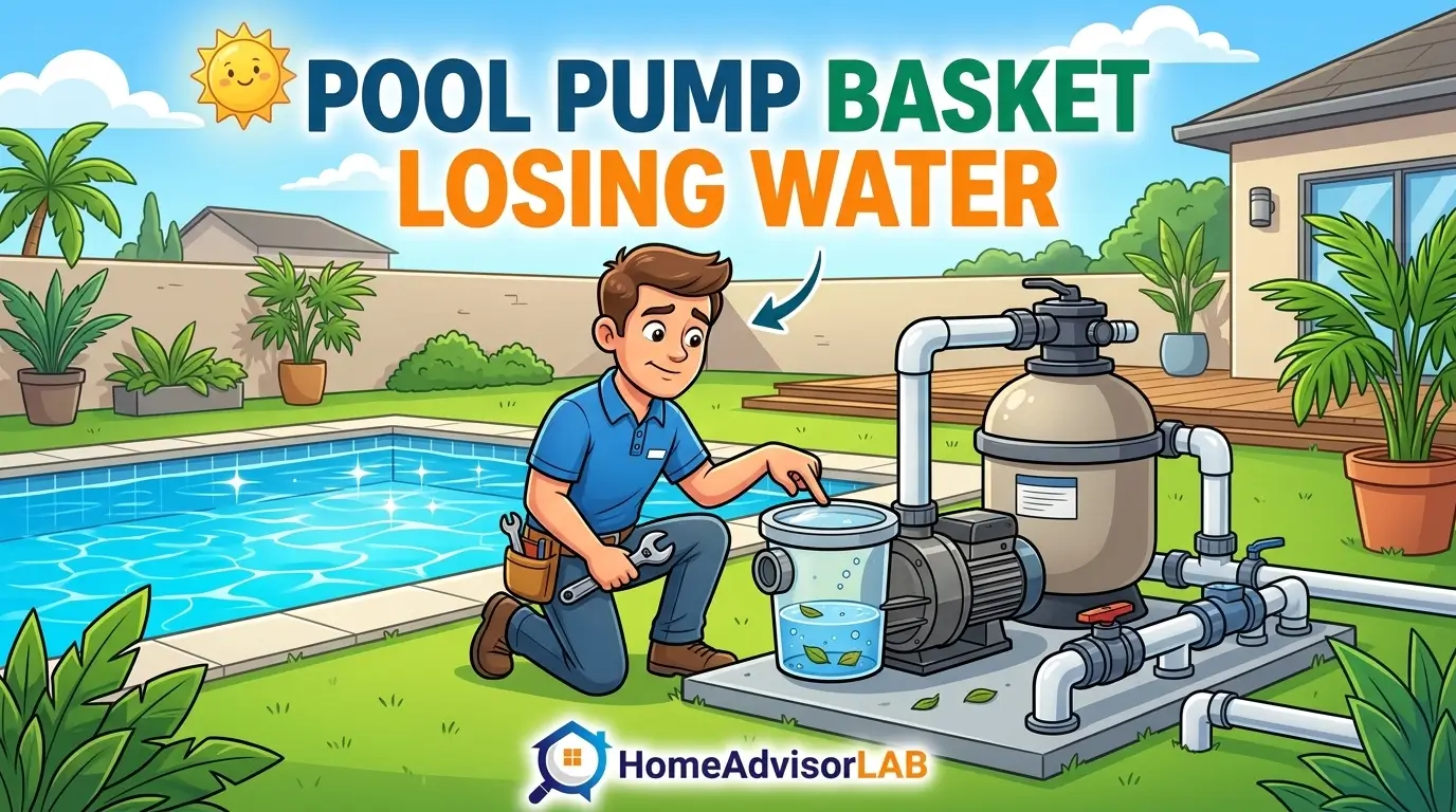 Pool Pump Basket Losing Water