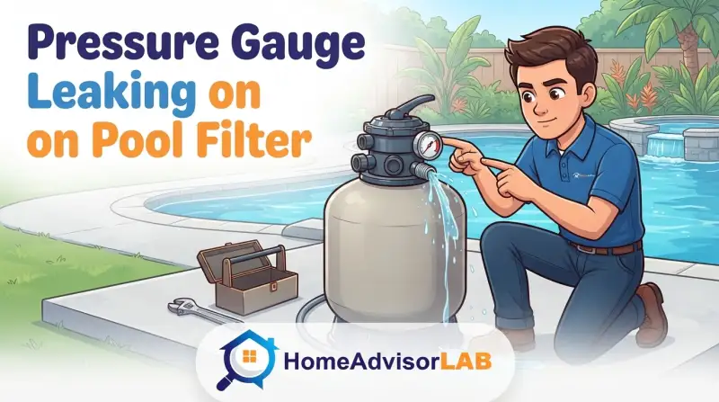Pressure Gauge Leaking on Pool Filter