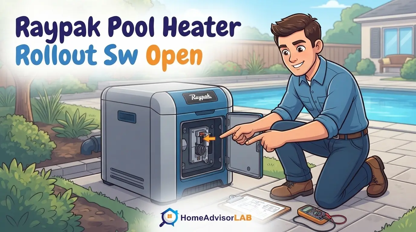 Raypak Pool Heater Rollout Sw Open
