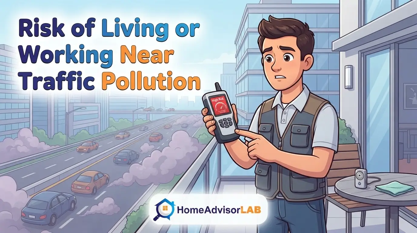 Risk of Living or Working Near Traffic Pollution
