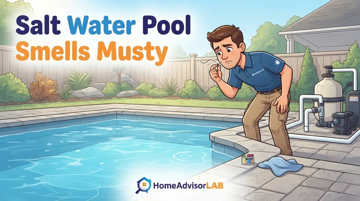 Salt Water Pool Smells Musty
