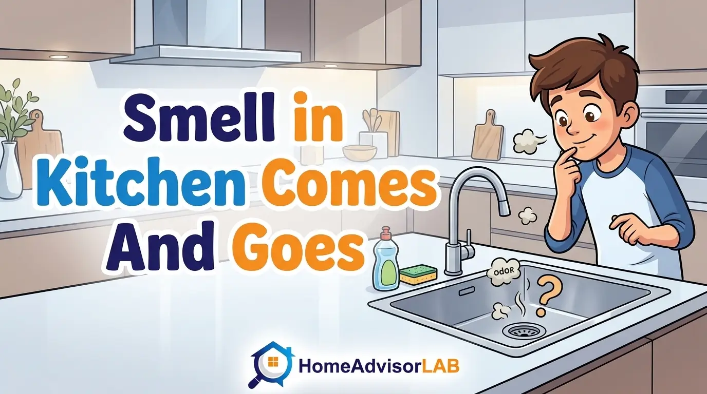 Smell in Kitchen Comes And Goes
