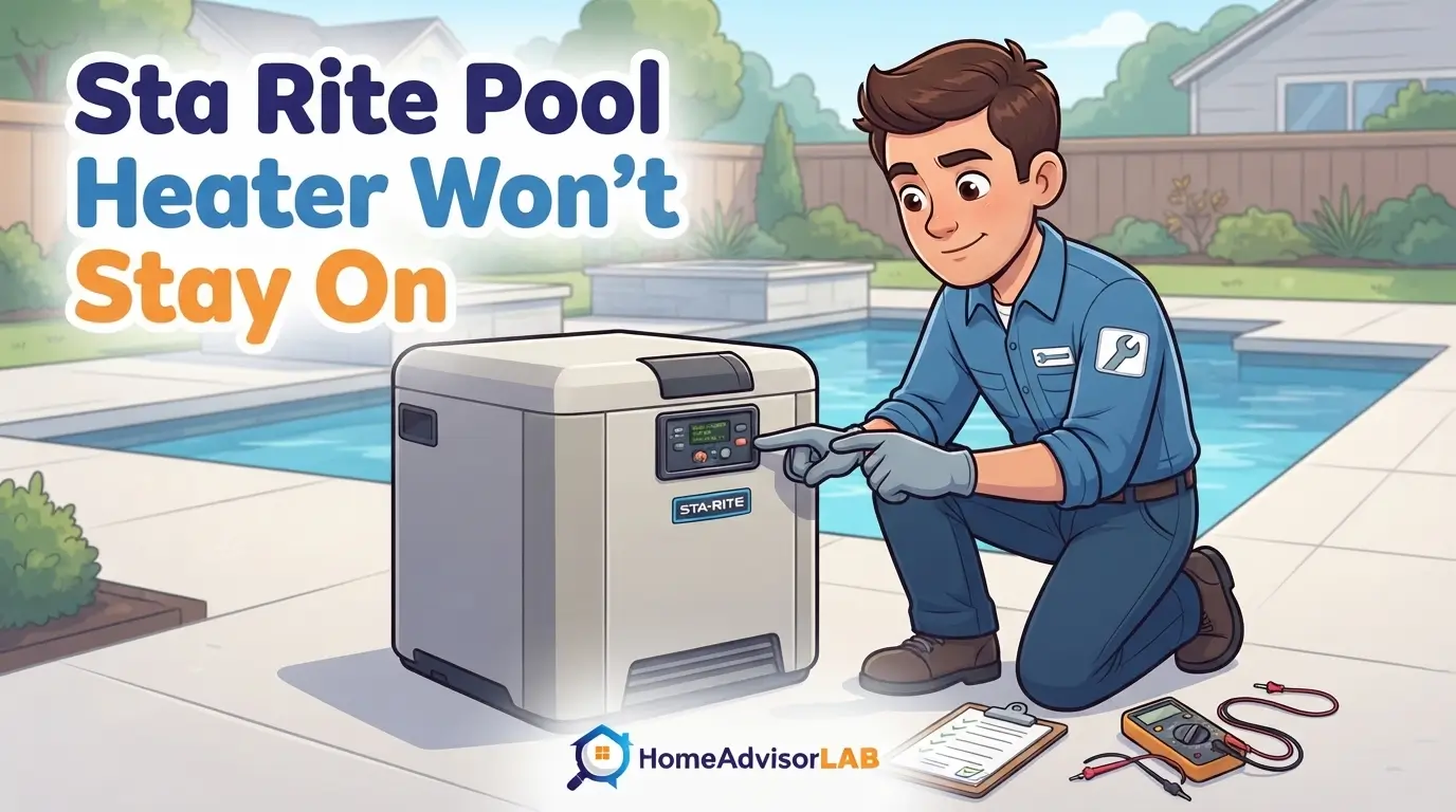 Sta Rite Pool Heater Won't Stay On