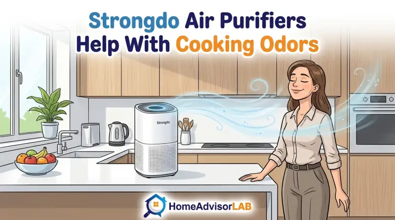 Strongdo Air Purifiers Help With Cooking Odors
