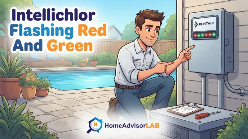 Intellichlor Flashing Red And Green