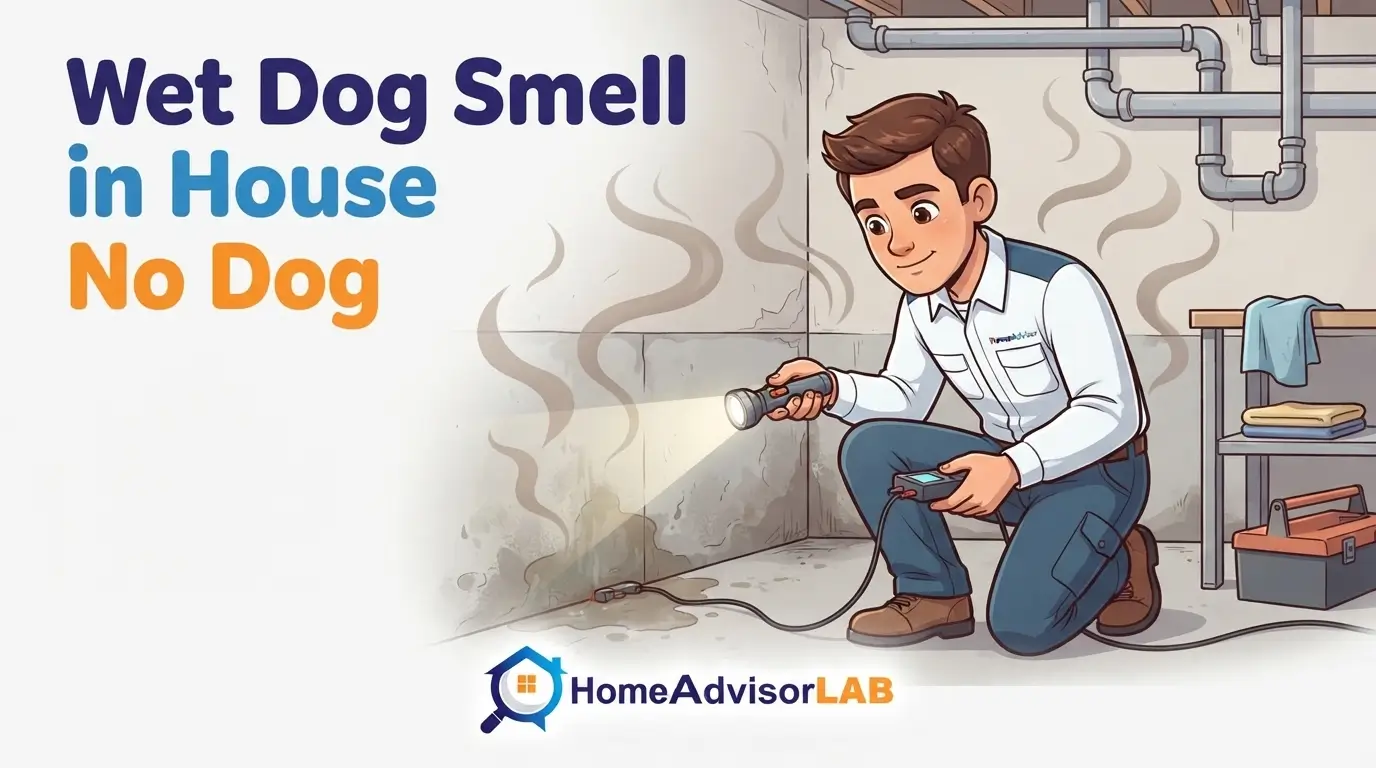 Wet Dog Smell in House No Dog