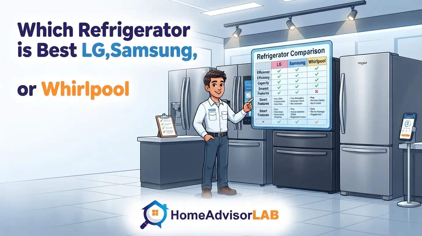 Which Refrigerator is Best LG, Samsung, or Whirlpool