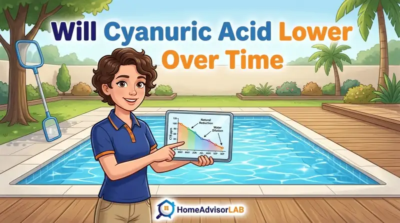 Will Cyanuric Acid Lower Over Time