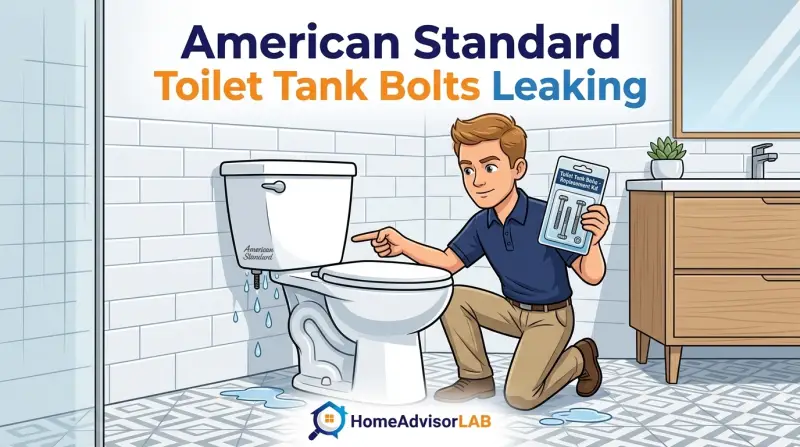 American Standard Toilet Tank Bolts Leaking