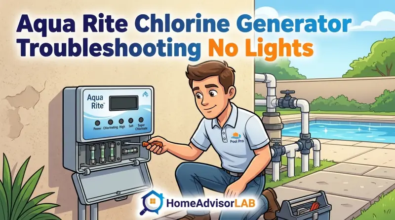 Aqua Rite Chlorine Generator Troubleshooting No Lights