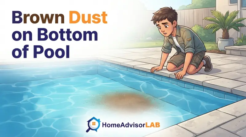 Brown Dust on Bottom of Pool