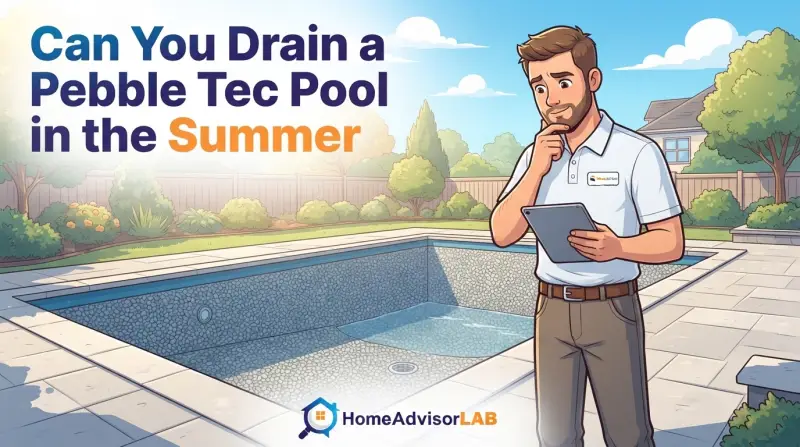 Can You Drain a Pebble Tec Pool in the Summer