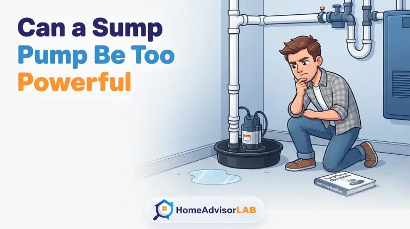 Can a Sump Pump Be Too Powerful