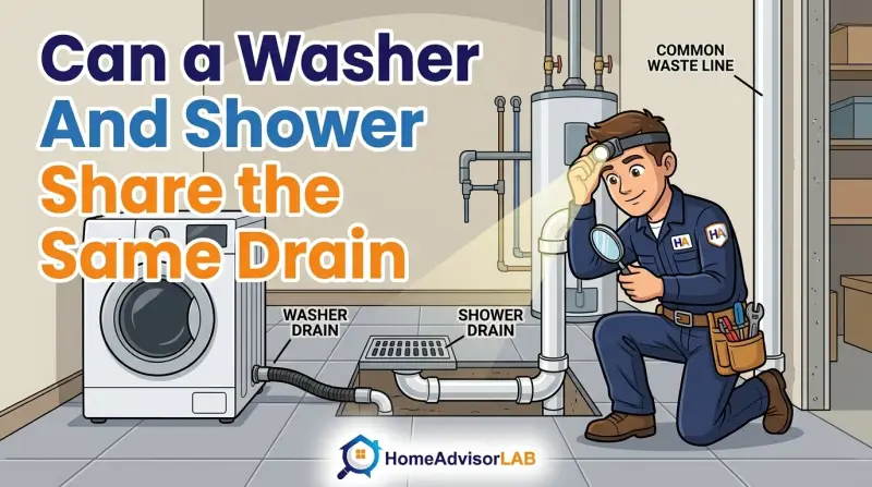 Can a Washer And Shower Share the Same Drain