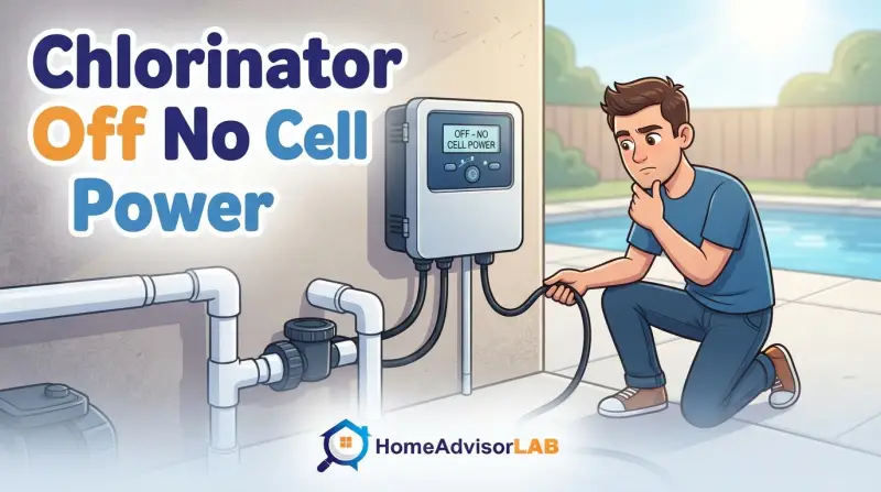 Chlorinator Off No Cell Power