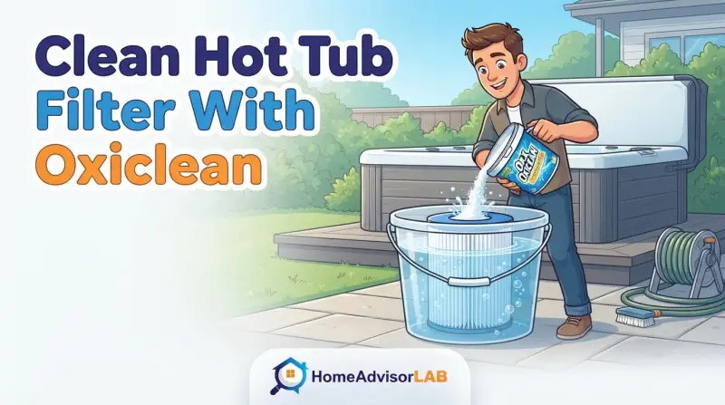 Clean Hot Tub Filter With Oxiclean