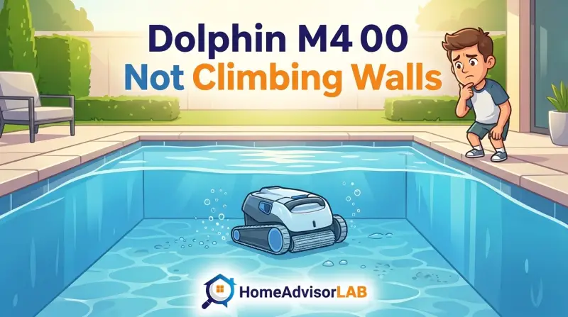 Dolphin M400 Not Climbing Walls
