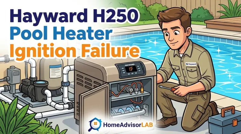 Hayward H250 Pool Heater Ignition Failure