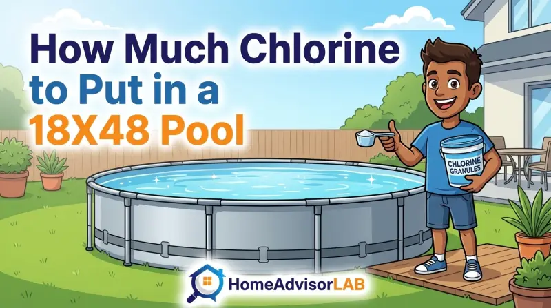 How Much Chlorine to Put in a 18X48 Pool