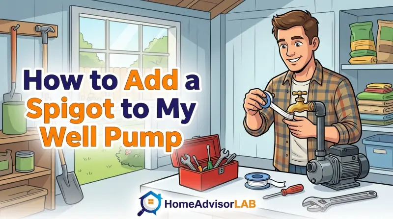 How to Add a Spigot to My Well Pump