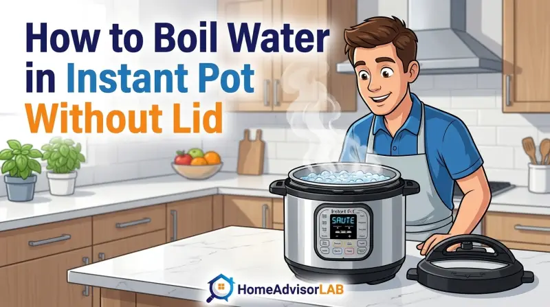 How to Boil Water in Instant Pot Without Lid
