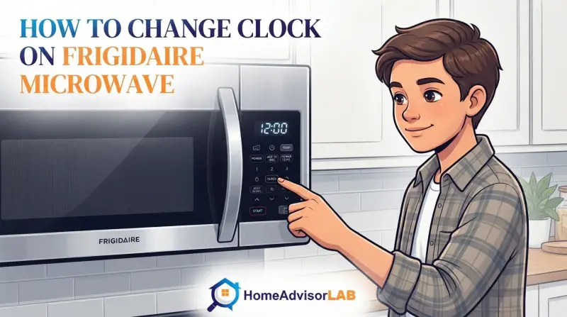 How to Change Clock on Frigidaire Microwave