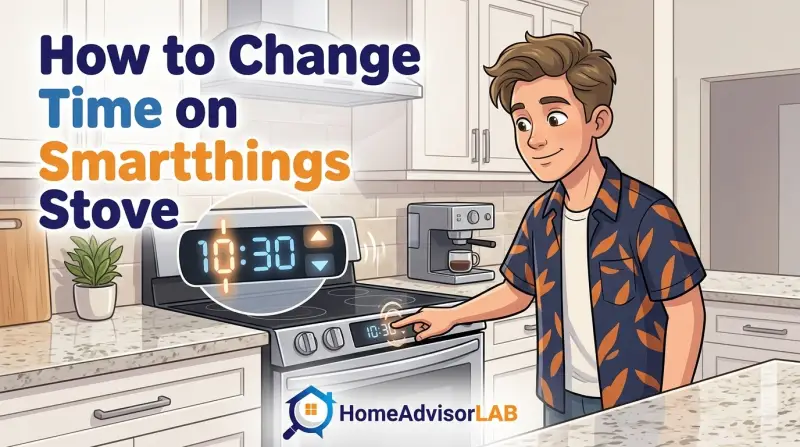 How to Change Time on Smartthings Stove