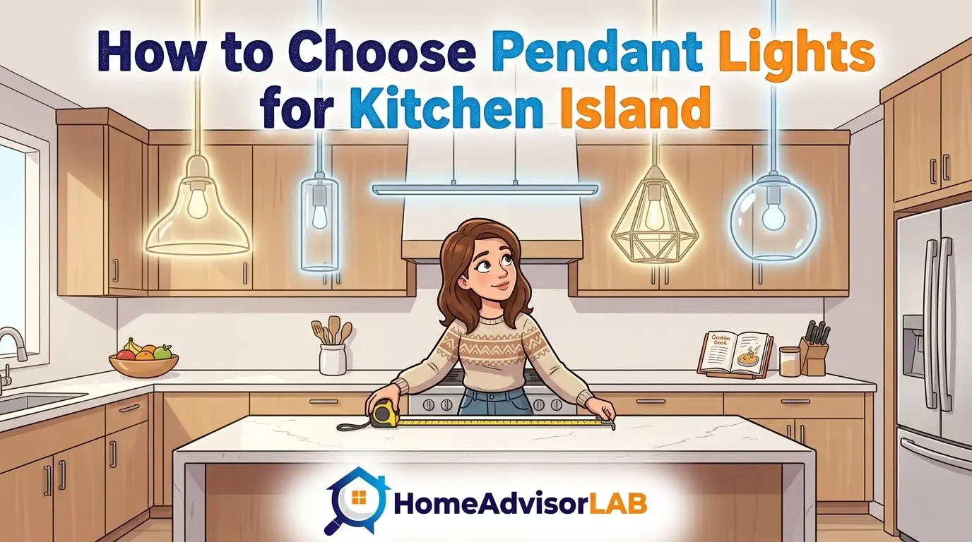 How to Choose Pendant Lights for Kitchen Island