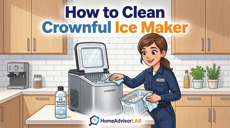 How to Clean Crownful Ice Maker