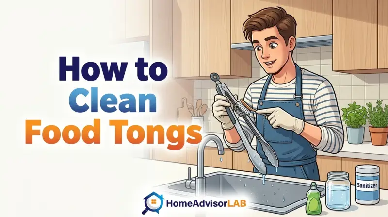 How to Clean Food Tongs