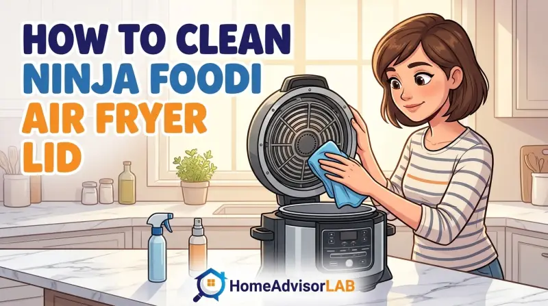 How to Clean Ninja Foodi Air Fryer Lid