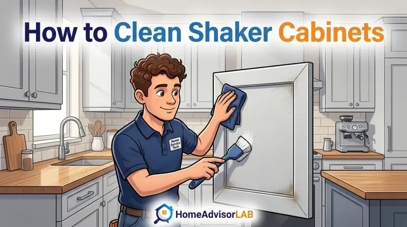 How to Clean Shaker Cabinets
