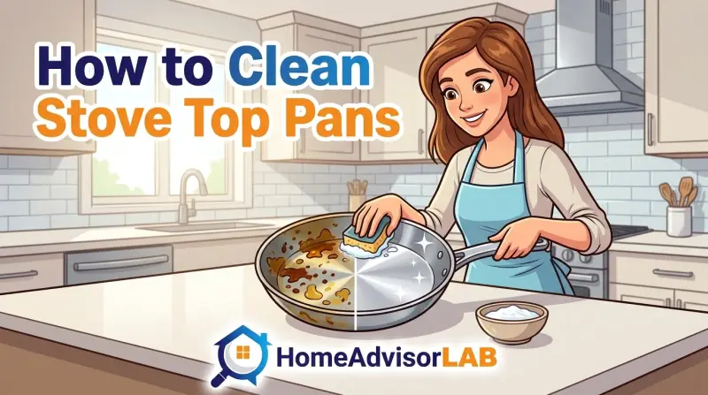 How to Clean Stove Top Pans