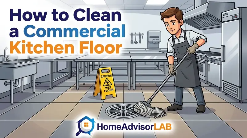 How to Clean a Commercial Kitchen Floor