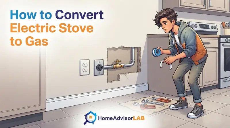 How to Convert Electric Stove to Gas