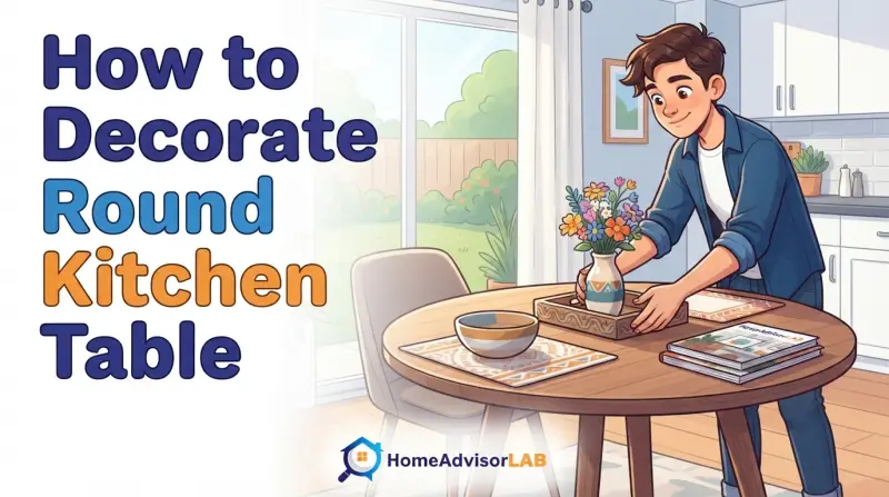 How to Decorate Round Kitchen Table