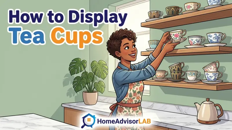 How to Display Tea Cups