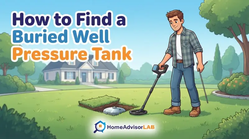 How to Find a Buried Well Pressure Tank
