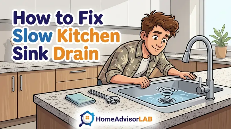 How to Fix Slow Kitchen Sink Drain