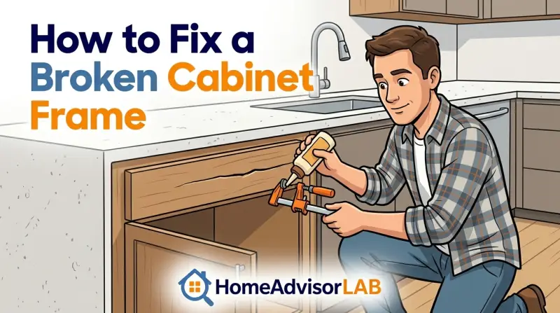 How to Fix a Broken Cabinet Frame