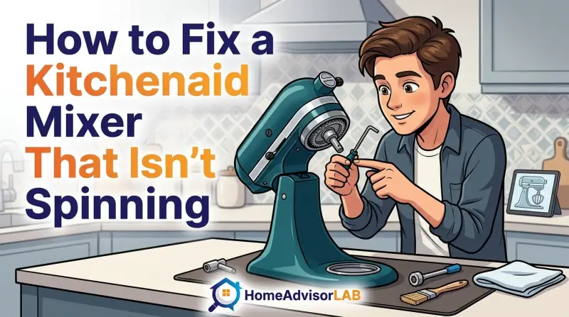 How to Fix a Kitchenaid Mixer That Isn’t Spinning