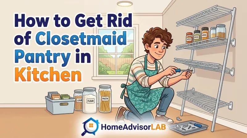 How to Get Rid of Closetmaid Pantry in Kitchen