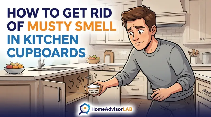 How to Get Rid of Musty Smell in Kitchen Cupboards