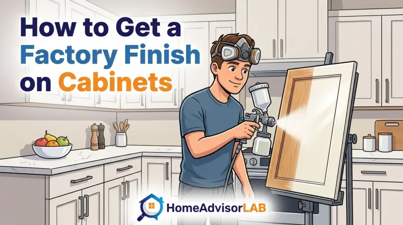 How to Get a Factory Finish on Cabinets