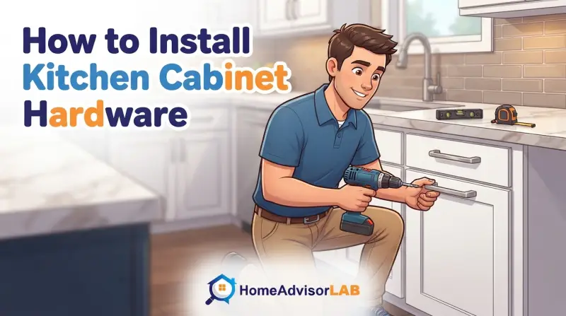How to Install Kitchen Cabinet Hardware
