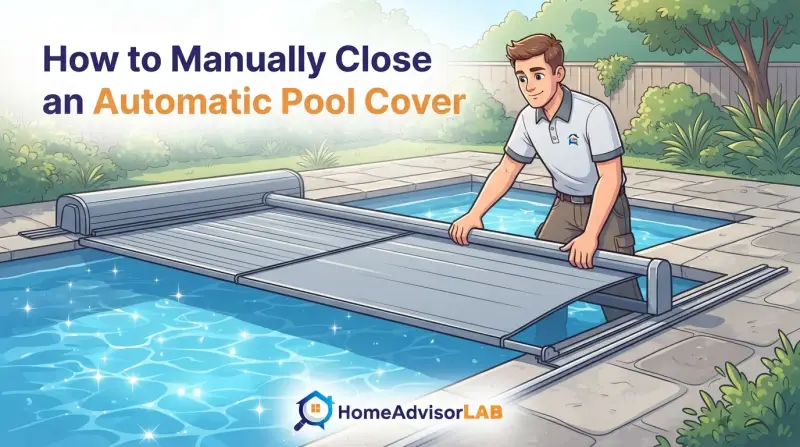 How to Manually Close an Automatic Pool Cover