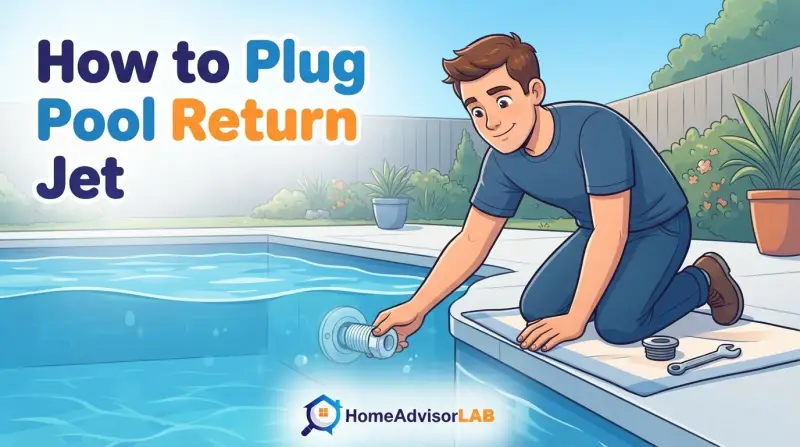 How to Plug Pool Return Jet