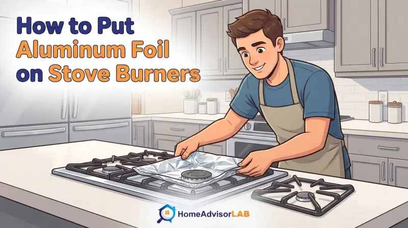 How to Put Aluminum Foil on Stove Burners