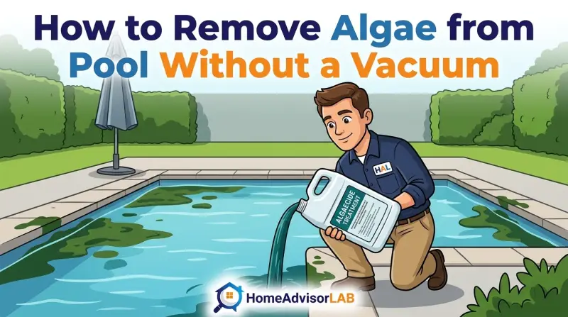How to Remove Algae from Pool Without a Vacuum
